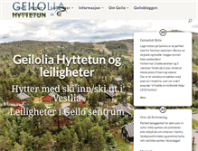 Tablet Screenshot of geilolia.no